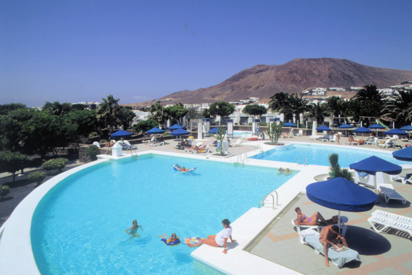 The pool area at Atlantic Gardens