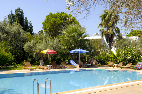 The pool at the Dogan Hotel