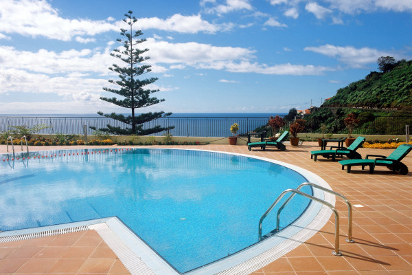 The hotel's swimming pool