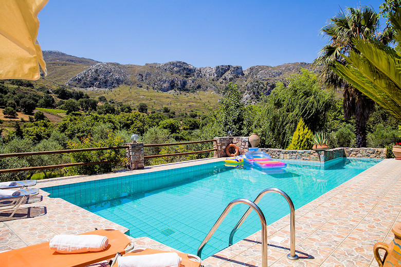 Villa Eleana's private pool