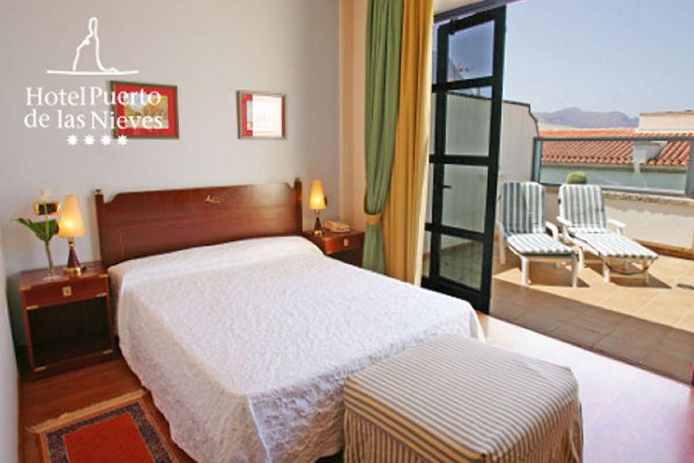 A Terrace Room at the Hotel Puerto de las Nieves