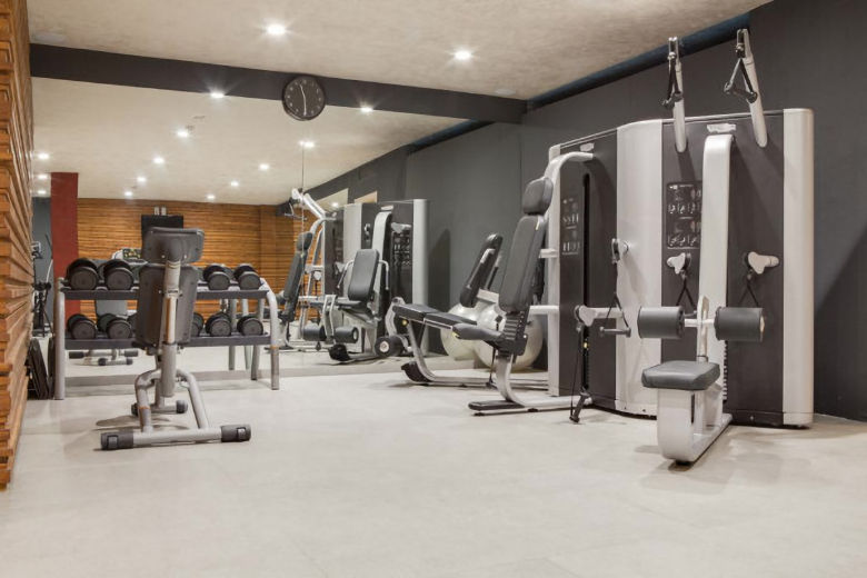 The gym/fitness room