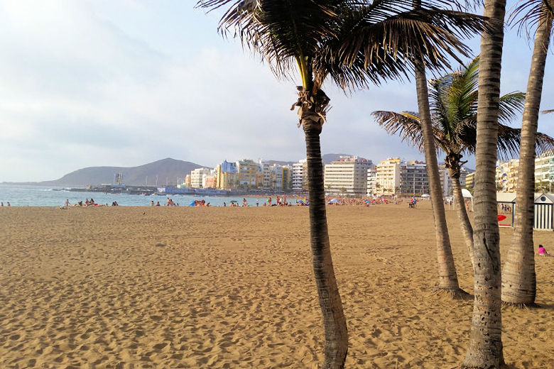 Las Canteras beach is a couple of minutes' walk away
