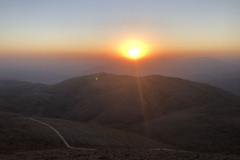 Sunset views from Mount Nemrut
