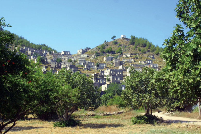 The old deserted village of Kayakoy