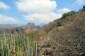 View from Mundo Aboriginal across Fataga valley