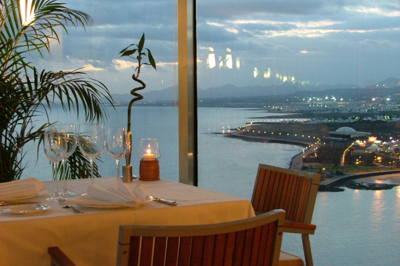 View from the top-floor &agrave; la carte restaurant