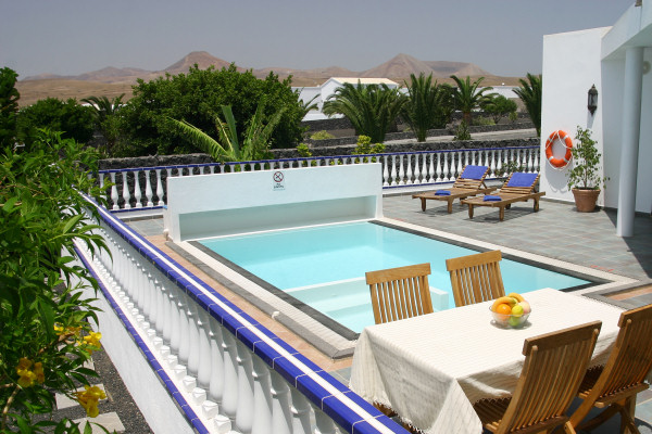 Each villa has its own pool and terrace