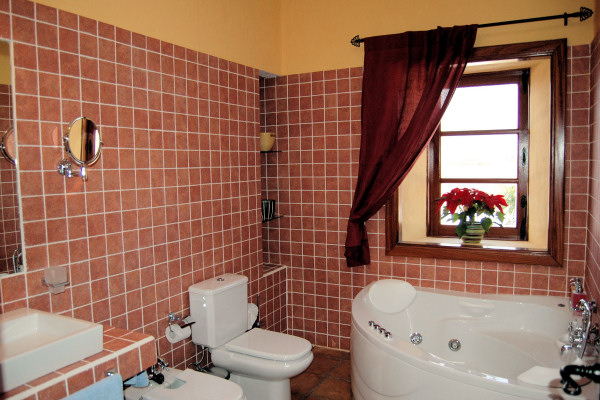 Well appointed bathrooms with jacuzzi bathtubs