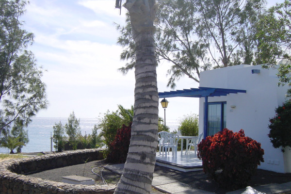 Each bungalow has a terrace area