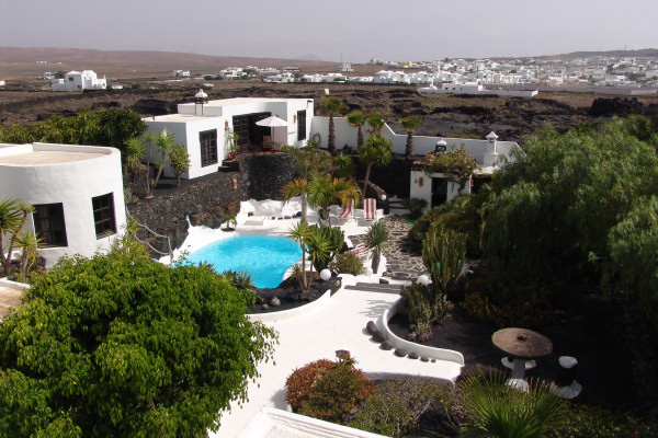 Aerial view of Casa Teiga