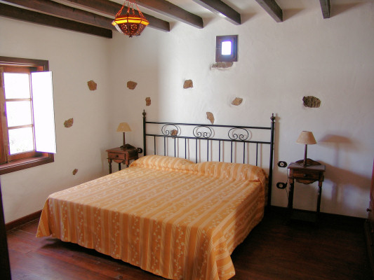Double bedroom in one of the villas