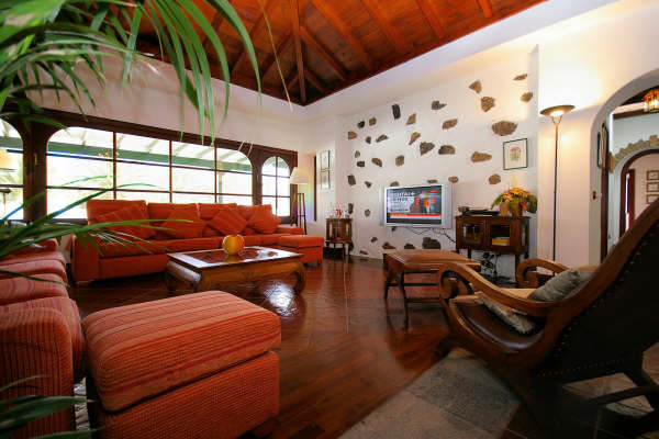 The comfortable sitting area