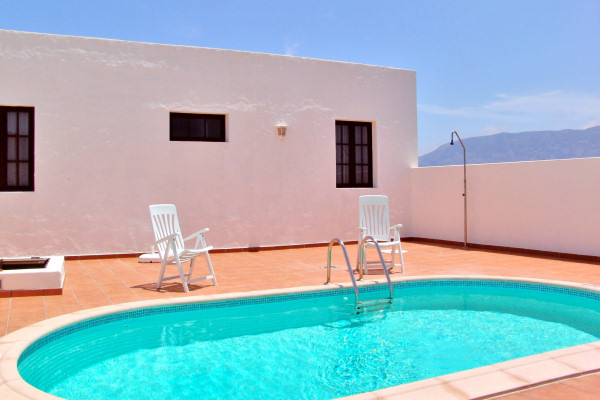 The villa with private pool