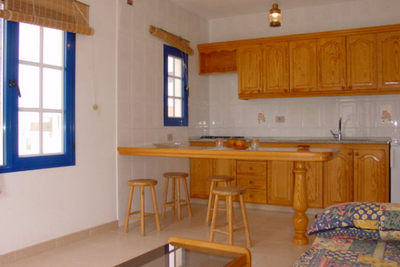 Open-plan kitchen