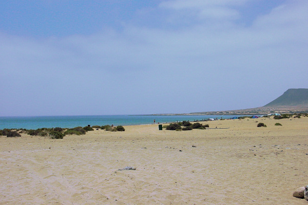 Nearby beach
