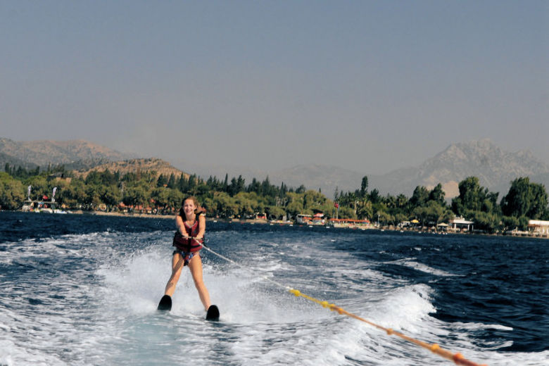Waterskiing at the Tamarisk Beach Hotel