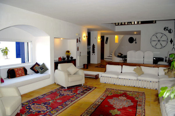 The spacious living area