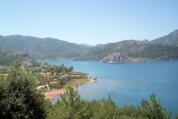 The Dogan Hotel's idyllic setting