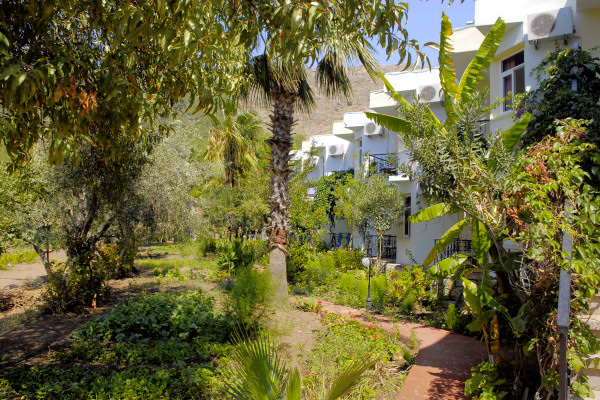 The Dogan Hotel and its mature gardens