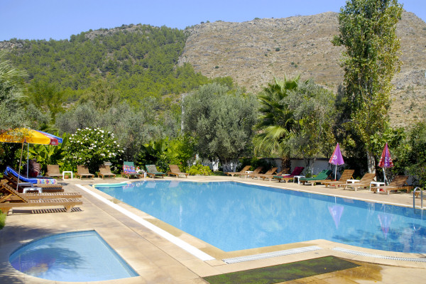 The hotel's swimming pool
