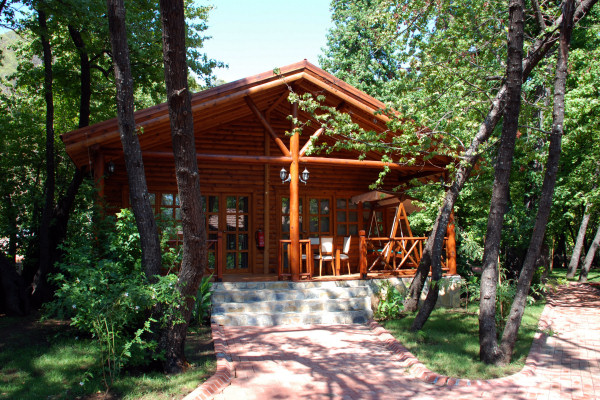 Accommodation in chalet-style bungalows