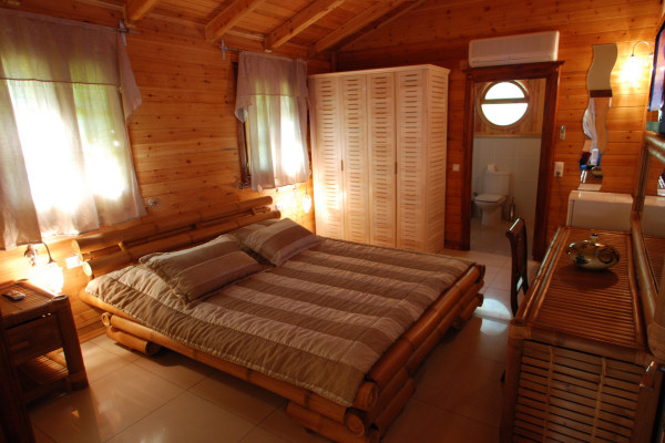 Bedroom in one of the Royal Suites