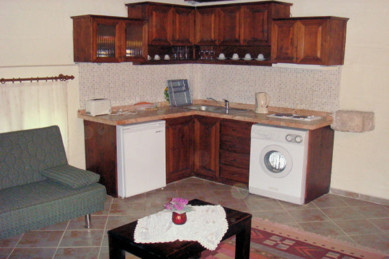 Open-plan kitchen in an apartment
