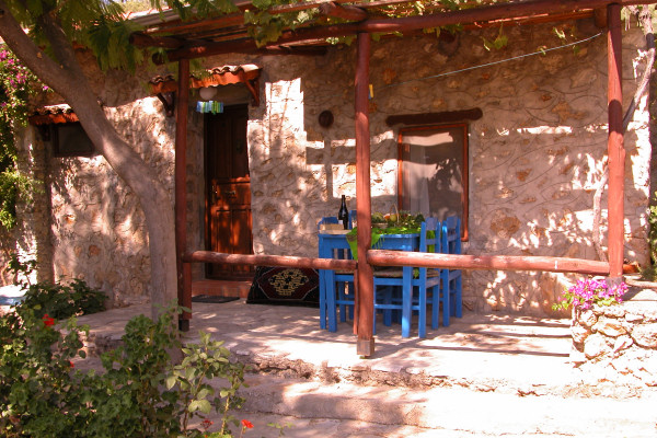 Each cottage has a terrace