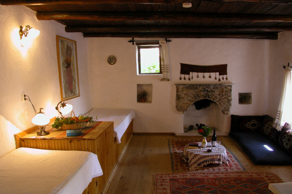 Lounge in one of the cottages