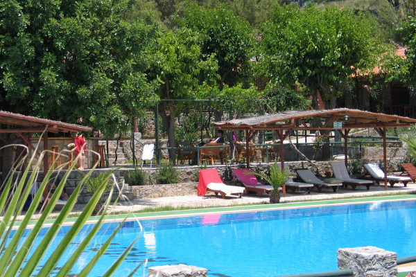 The adult-only pool