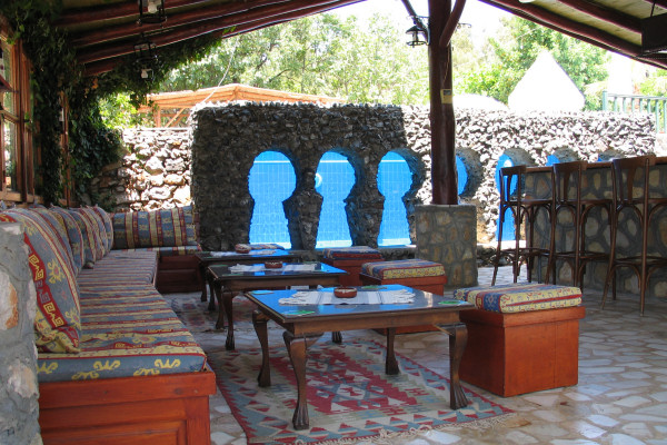 The cosy bar area