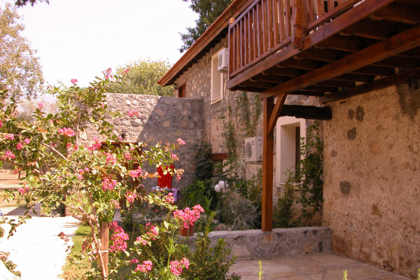 Some of the cottages are terraced
