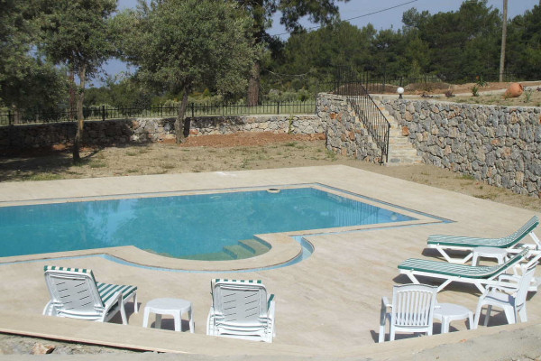 Villa Faralya's private swimming pool