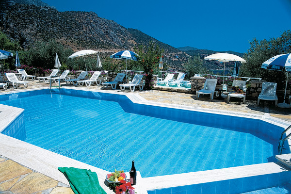 The shared swimming pool