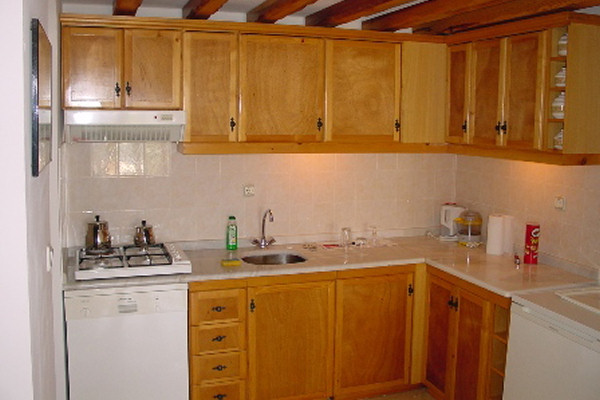 Fitted open-plan kitchen