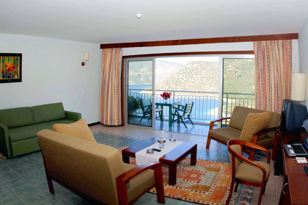 A suite at the Hotel Happy