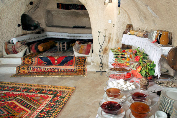 Buffet breakfast at the Gamirasu
