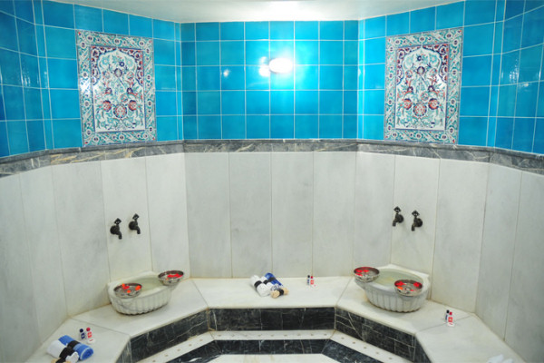 The hotel's Turkish bath