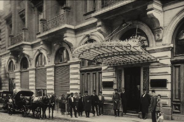 An early photograph of the Pera Palace