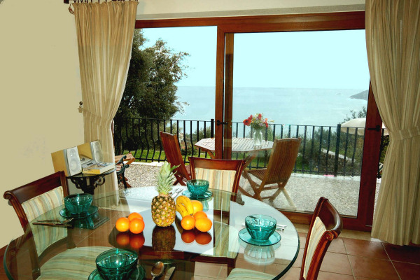 Dining room with a view