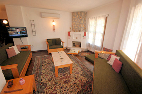 The lounge area