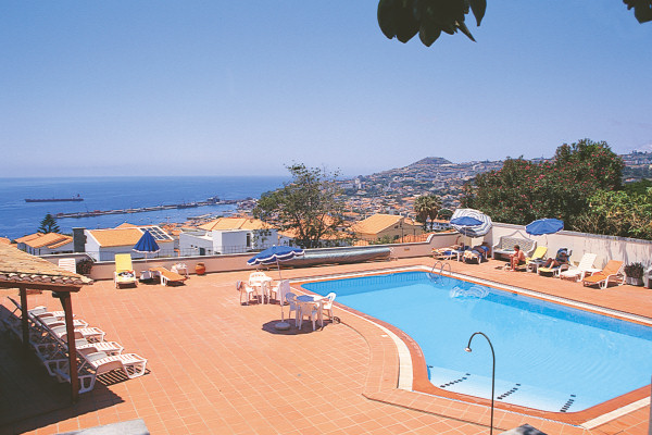 Views over Funchal from the pool area