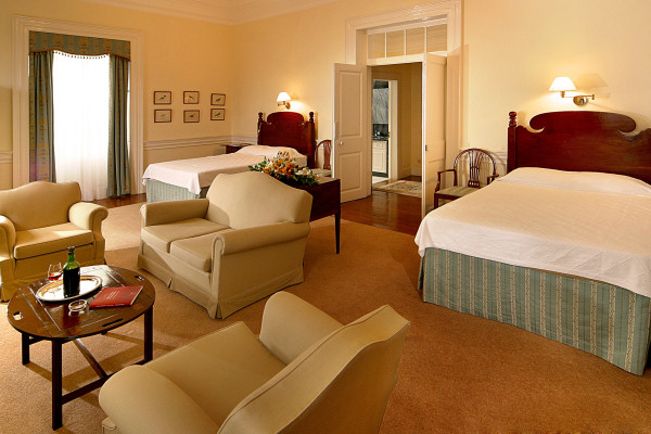 A suite in the original manor house