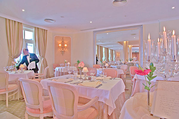 The elegant restaurant
