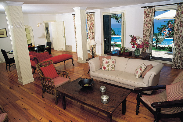 The spacious living-dining room
