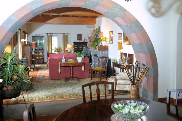 The dining area