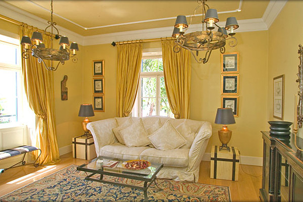 Lounge in the original manor house