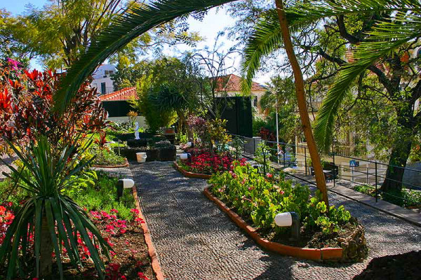 The pretty gardens