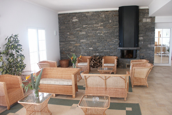The hotel's lounge